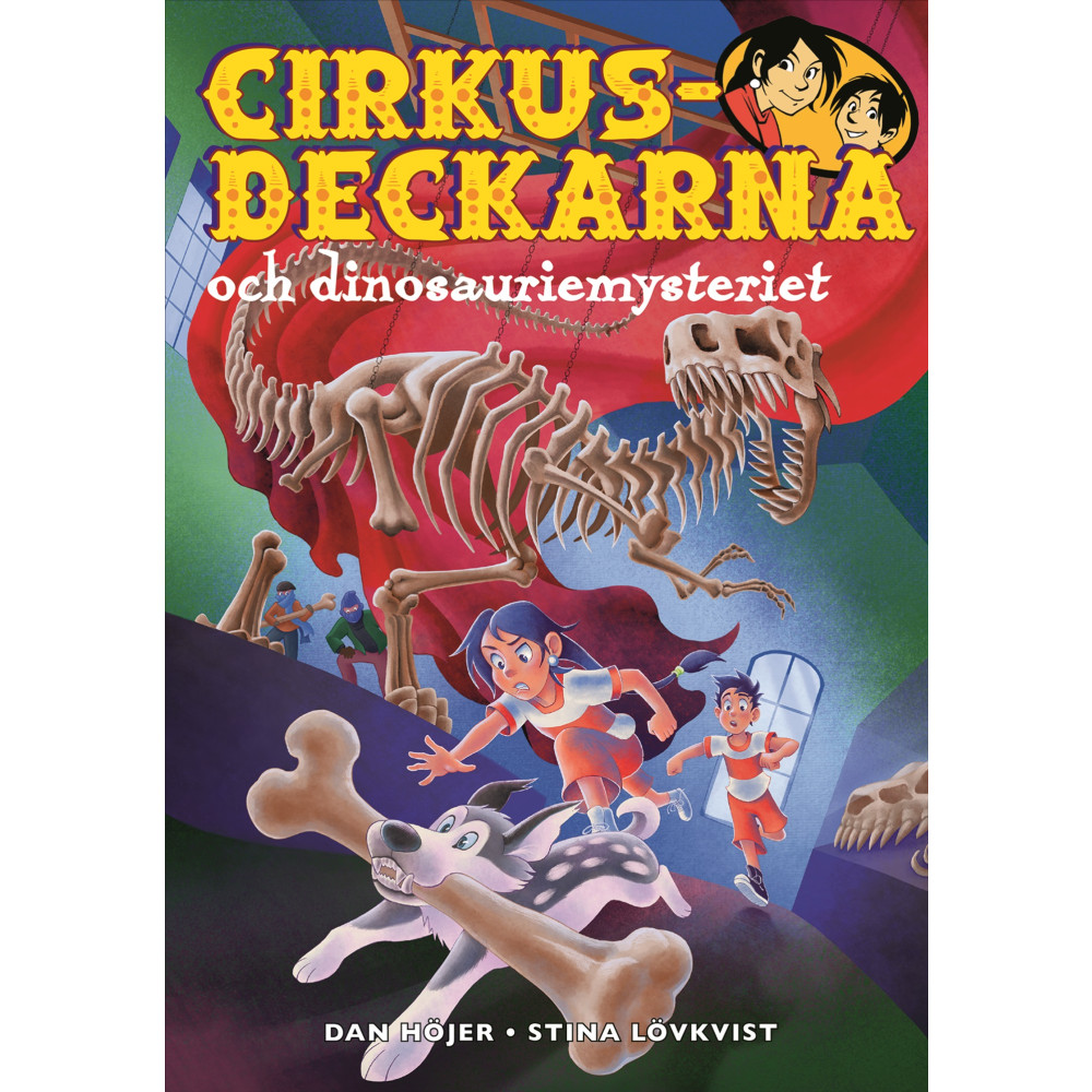 Produktbild för Cirkusdeckarna och dinosauriemysteriet (bok, kartonnage)