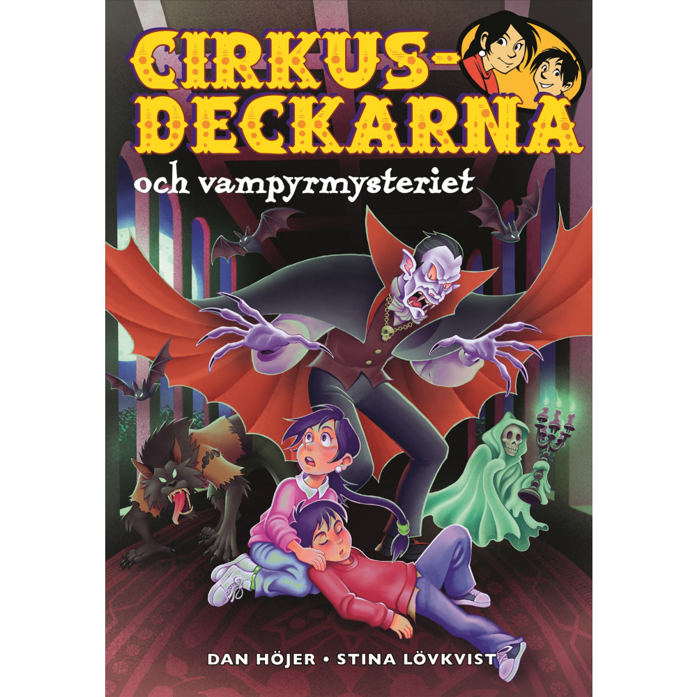 Produktbild för Cirkusdeckarna och vampyrmysteriet (bok, kartonnage)