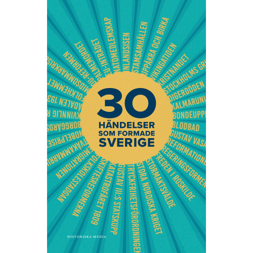 Henrik Arnstad 30 händelser som formade Sverige (bok, kartonnage)