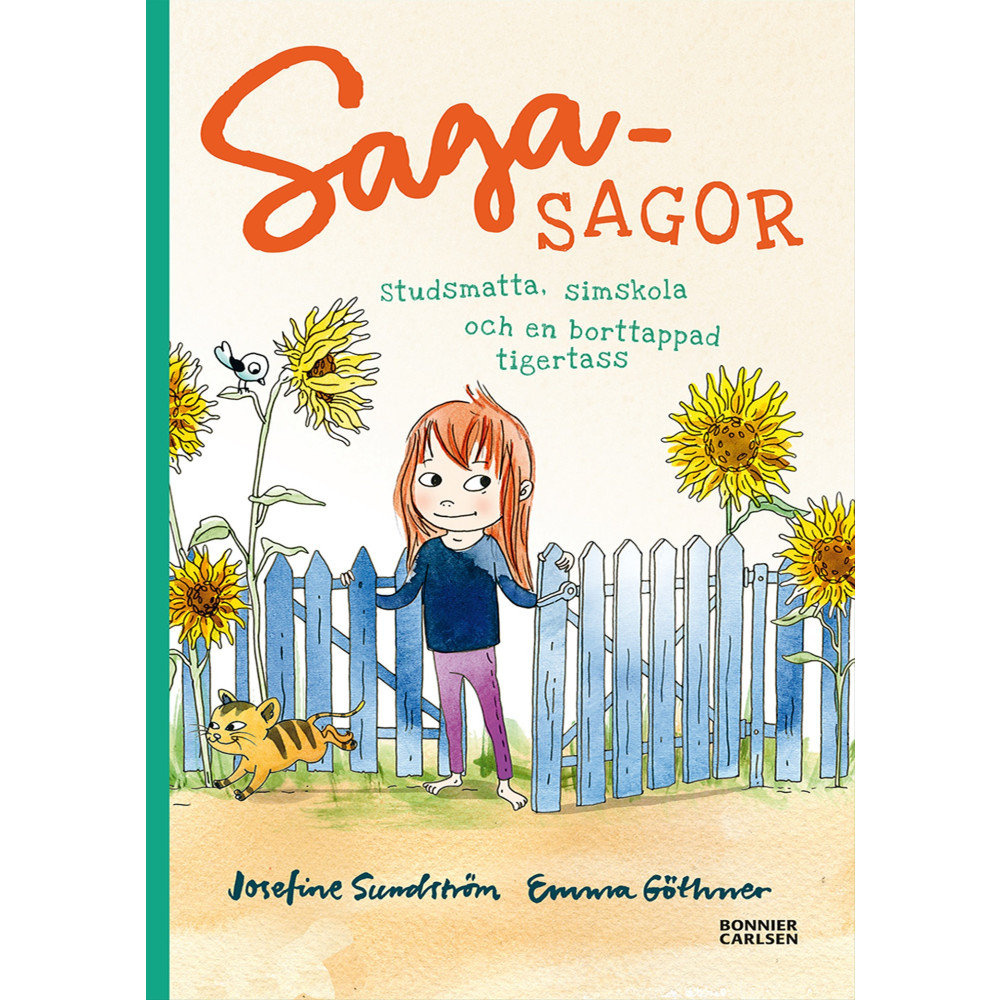 Produktbild för Studsmatta, simskola och en borttappad tigertass (inbunden)