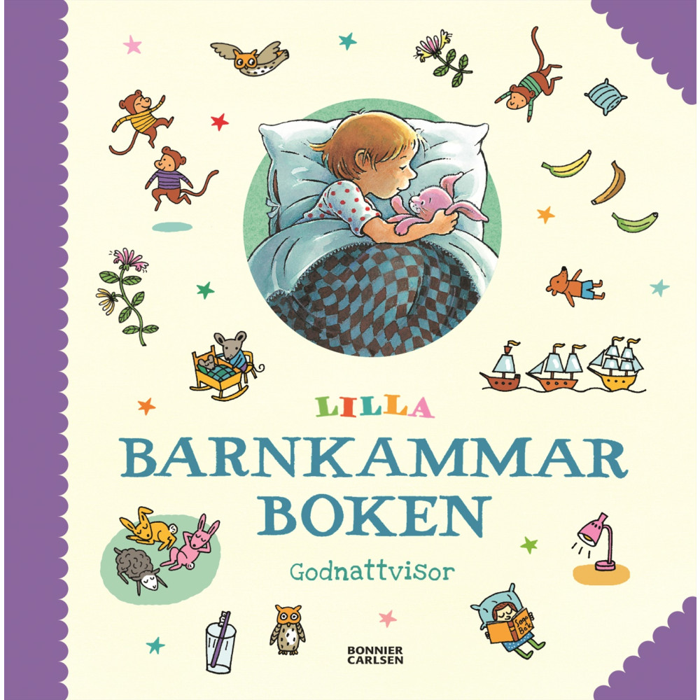 Produktbild för Lilla barnkammarboken : godnattvisor (inbunden)
