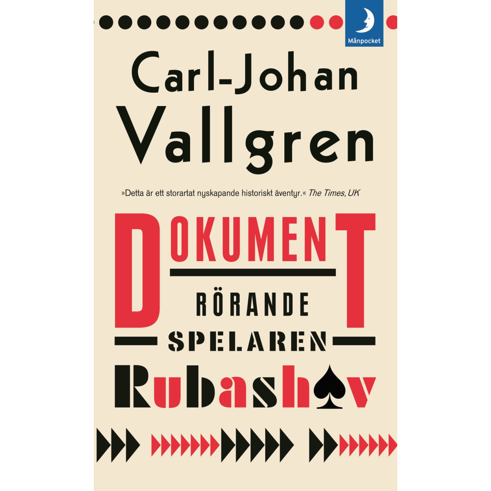 Produktbild för Dokument rörande spelaren Rubashov (pocket)