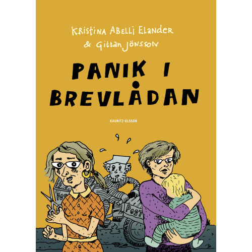 Kristina Abelli Elander Panik i brevlådan (bok, danskt band)