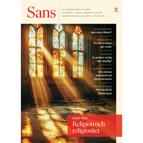 Fri Tanke Sans 3/2025. Religion och religiositet (häftad)