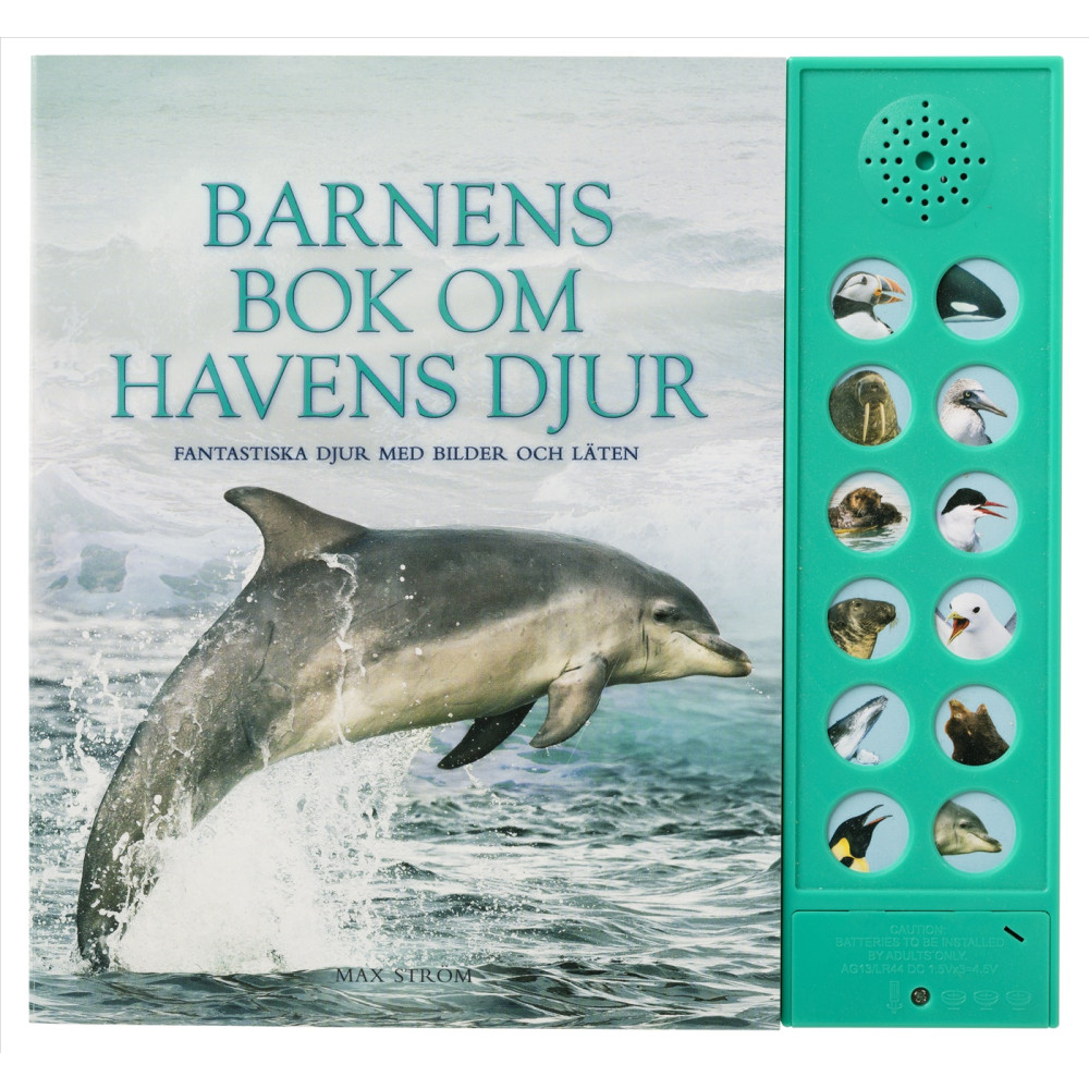 Produktbild för Barnens bok om havens djur : fantastiska djur med bilder och läten (bok, board book)