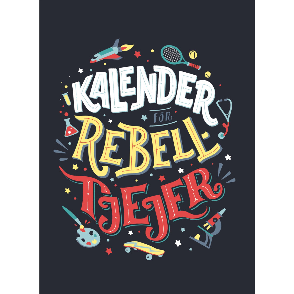 Produktbild för Kalender för rebelltjejer (inbunden)