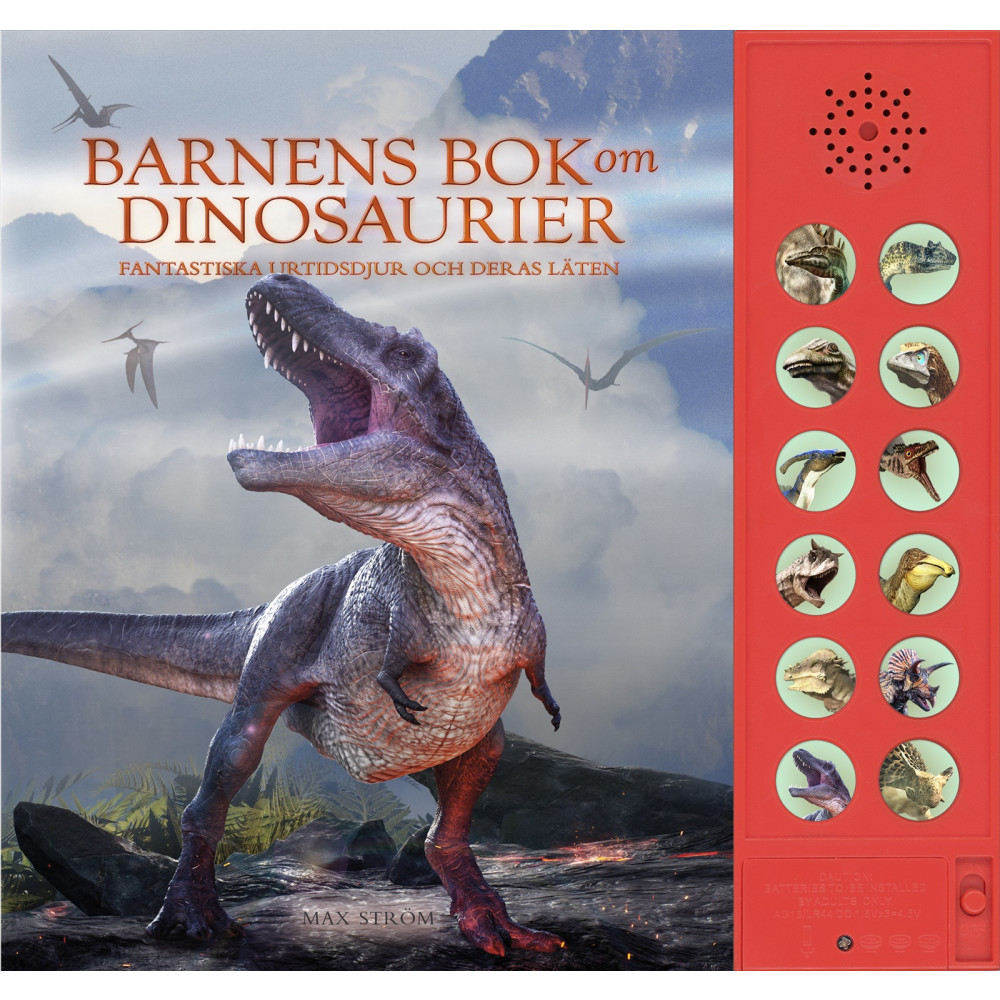 Produktbild för Barnens bok om dinosaurier (bok, board book)