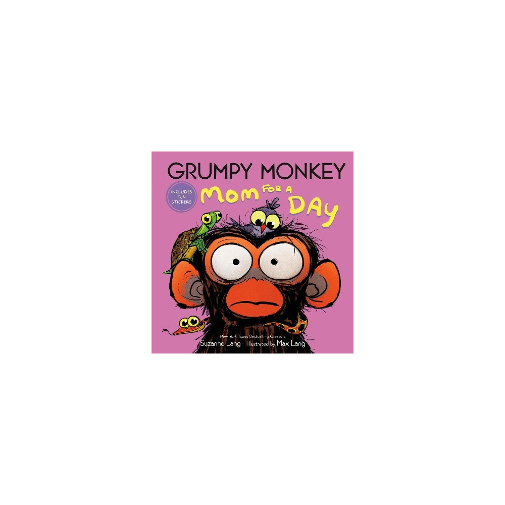 Produktbild för Grumpy Monkey Mom for a Day: Includes Fun Stickers (inbunden, eng)