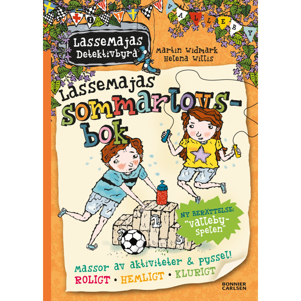 Produktbild för LasseMajas sommarlovsbok. Vallebyspelen (inbunden)