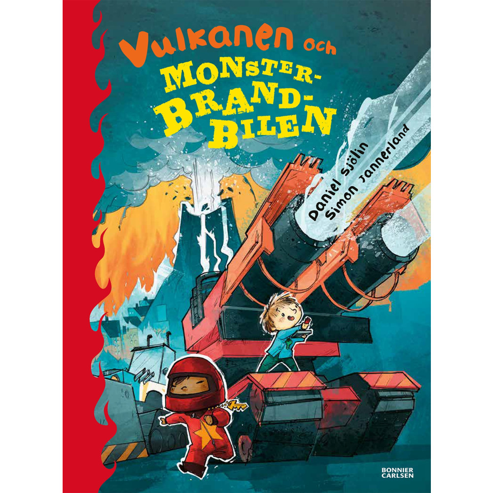 Produktbild för Vulkanen och monsterbrandbilen (inbunden)