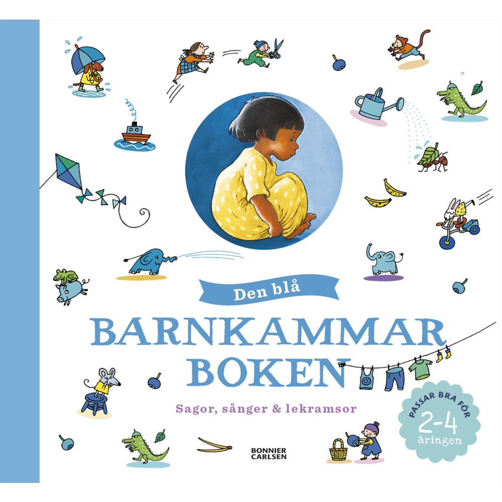 Produktbild för Den blå barnkammarboken (bok, halvklotband)