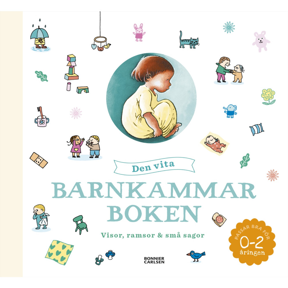 Produktbild för Den vita barnkammarboken (bok, halvklotband)