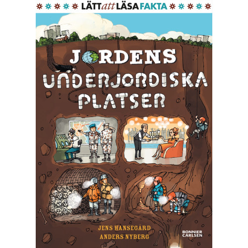 Jens Hansegård Jordens underjordiska platser (inbunden)