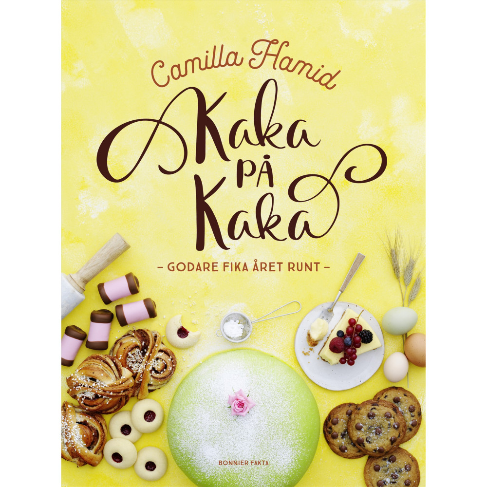 Produktbild för Kaka på kaka : godare fika året runt (bok, danskt band)