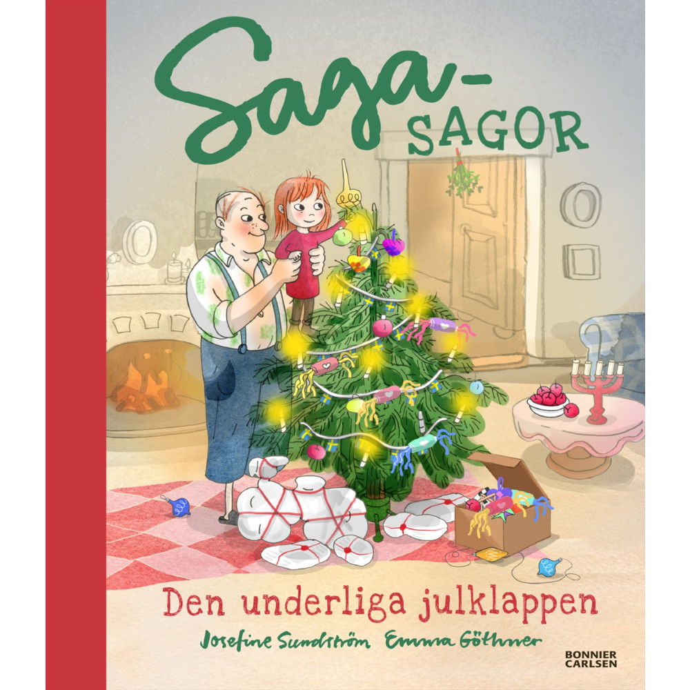 Produktbild för Den underliga julklappen (bok, halvklotband)