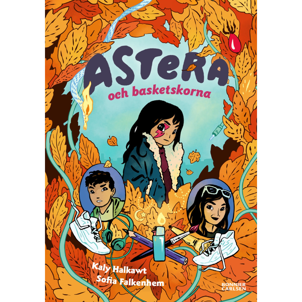Produktbild för Astera och basketskorna (inbunden)