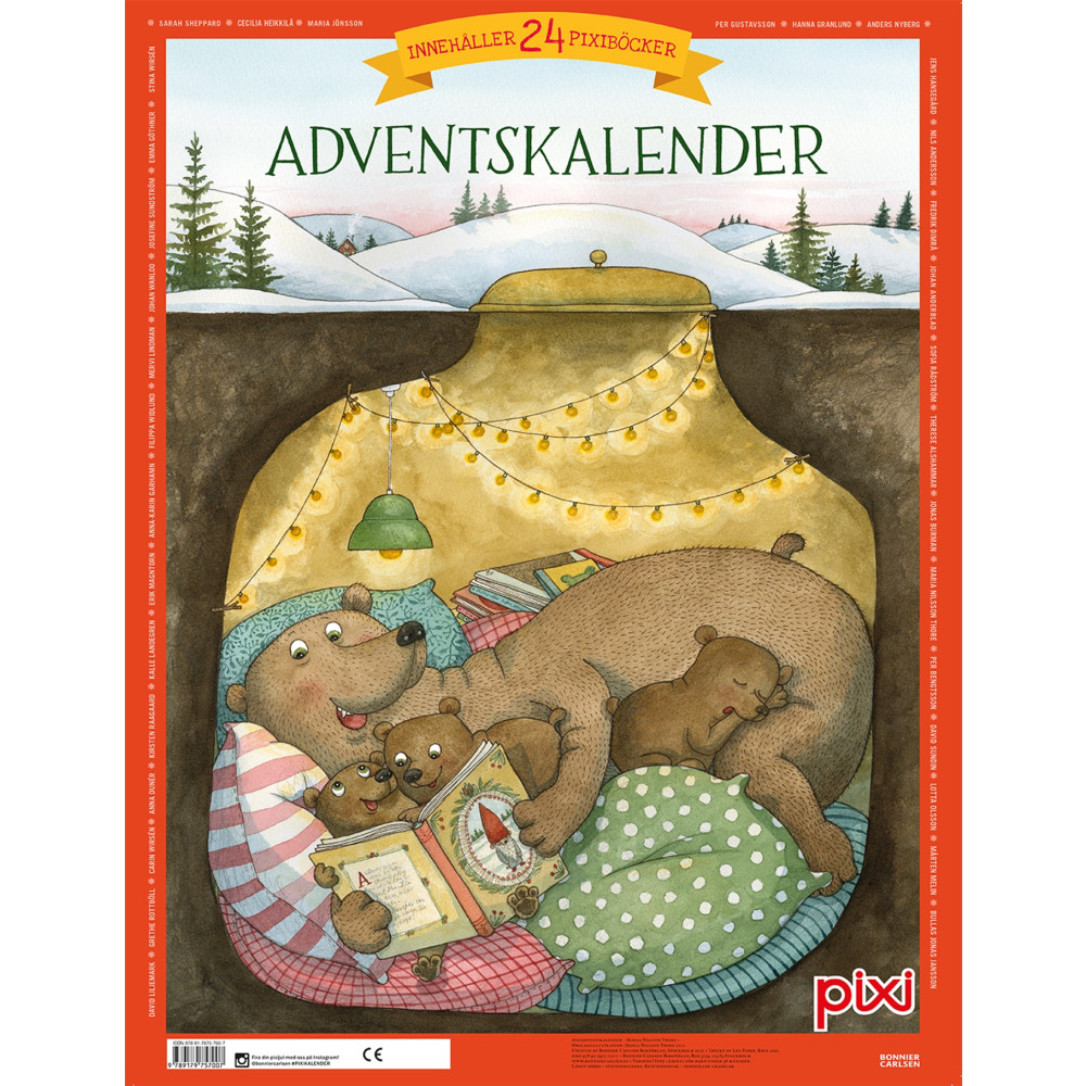 Produktbild för Pixi adventskalender – Maria Nilsson Thore (häftad)