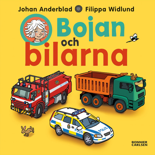 Johan Anderblad Bojan och bilarna (bok, board book)