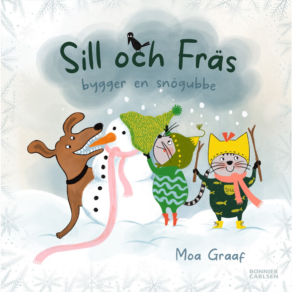 Produktbild för Sill och Fräs bygger en snögubbe (inbunden)