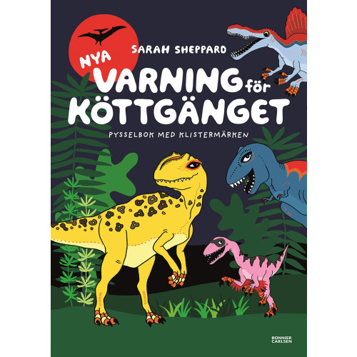 Sarah Sheppard Varning för Köttgänget : pysselbok med klistermärken (häftad)