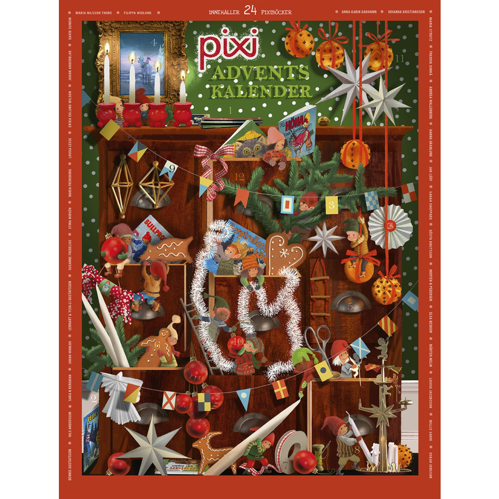Produktbild för Pixi adventskalender -  Filippa Widlund (häftad)