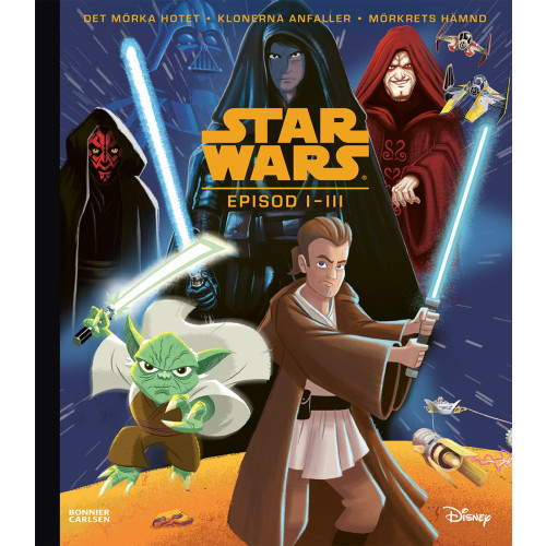 Bonnier Carlsen Star Wars. Episod I-III bilderbokssamling (inbunden)