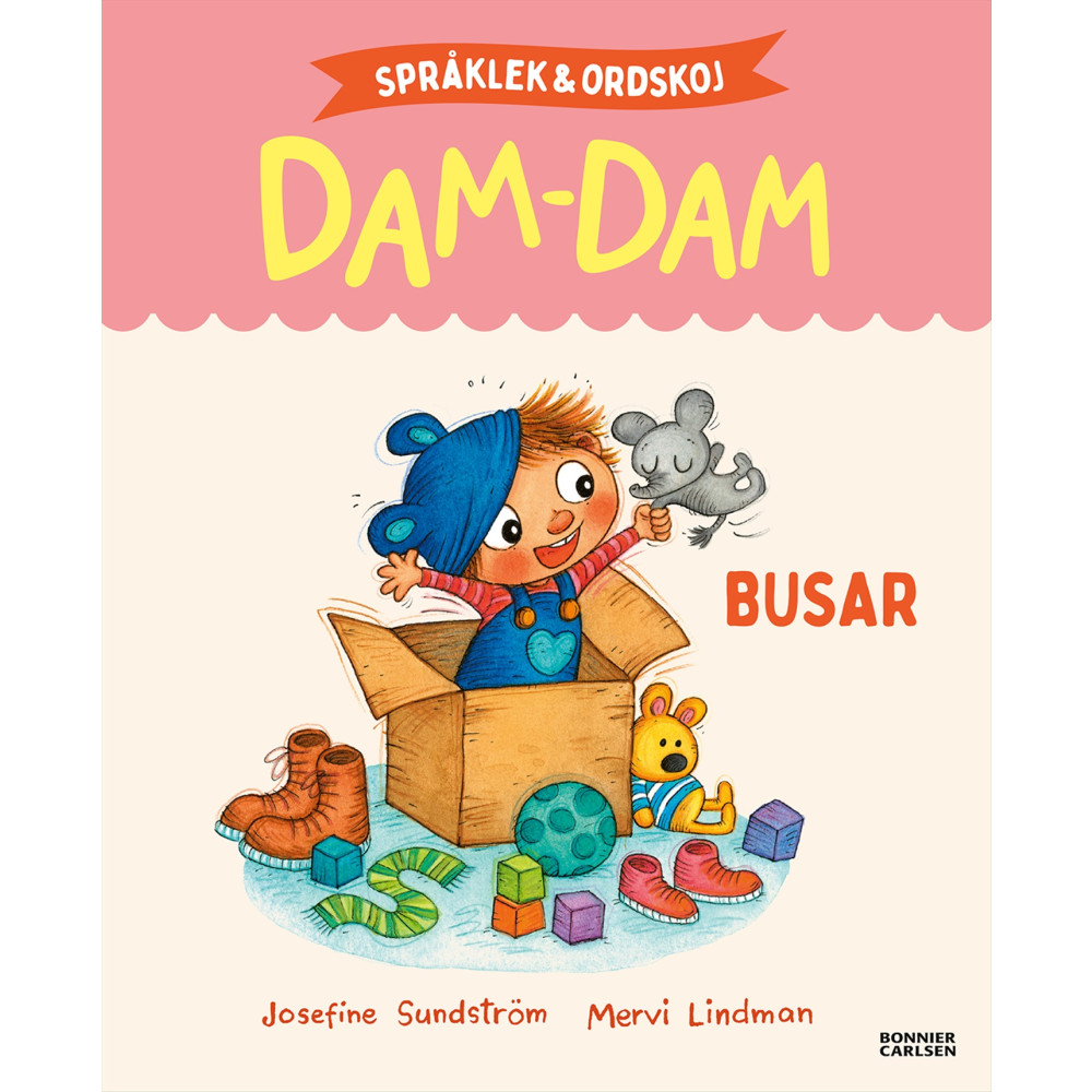 Produktbild för Busar. Språklek och ordskoj med Dam-Dam (inbunden)