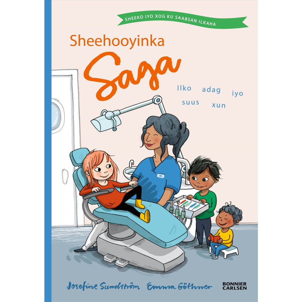 Produktbild för Starka tänder och taskiga troll - saga och fakta om tänder (Somaliska) (inbunden, som)
