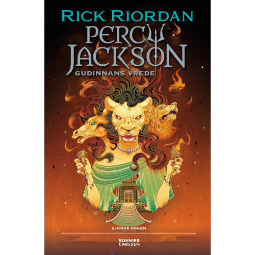 Rick Riordan Gudinnans vrede (bok, danskt band)