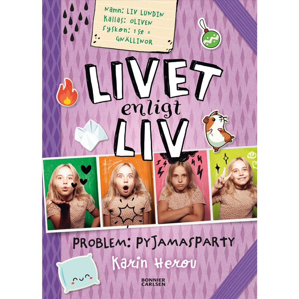 Produktbild för Problem: Pyjamasparty (bok, kartonnage)