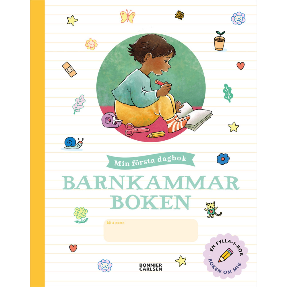 Produktbild för Min första dagbok (bok, halvklotband)