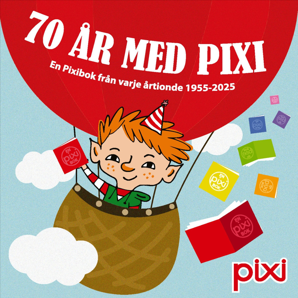 Produktbild för Pixibox: 70 år med Pixi : En Pixibok från varje årtionde 1955-2025 (häftad)