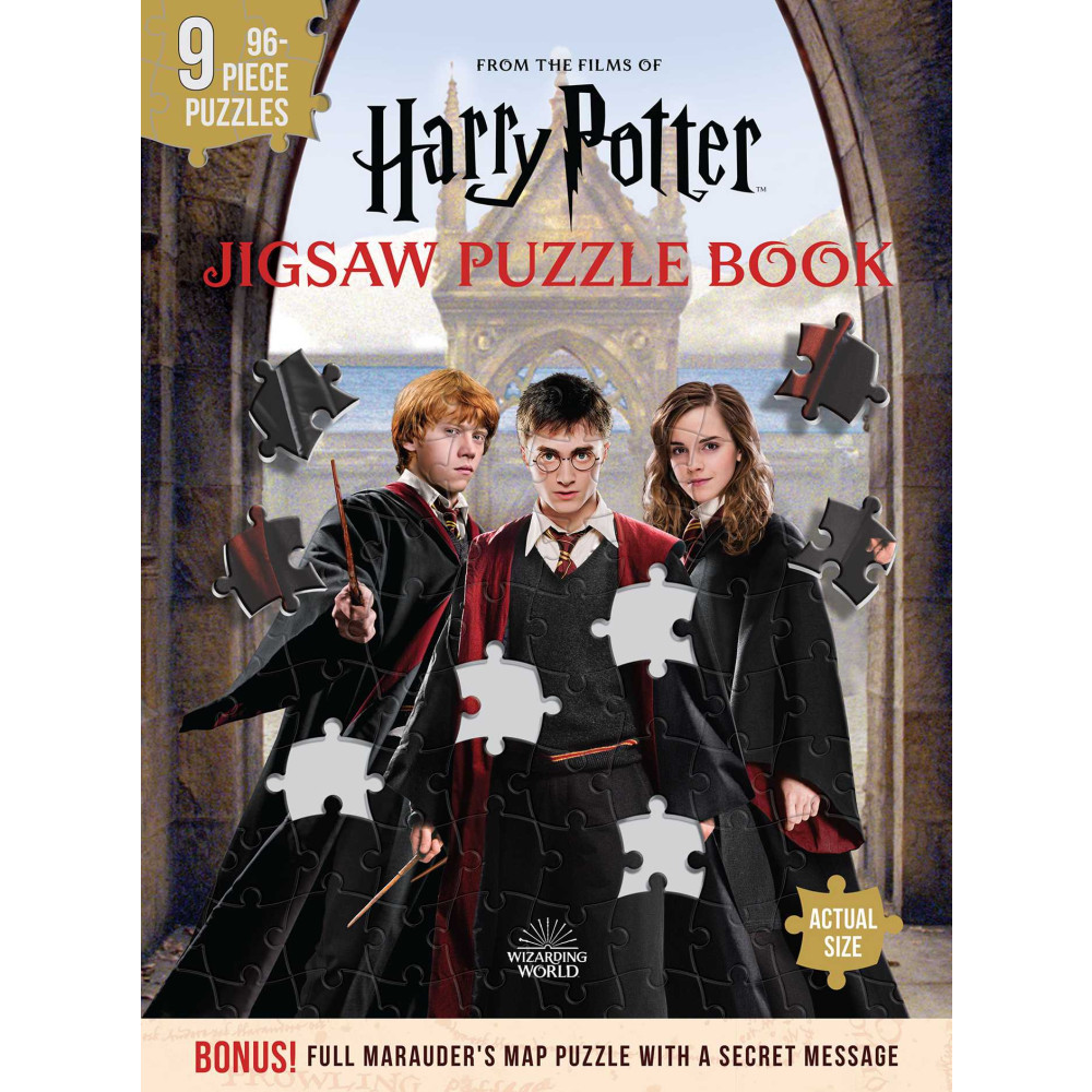 Produktbild för Harry Potter Jigsaw Puzzle Book (inbunden, eng)
