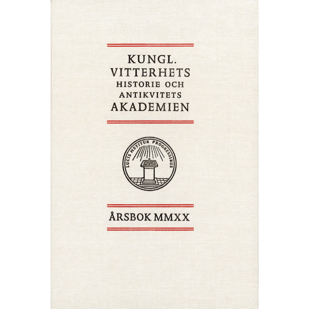 Produktbild för Kungl. Vitterhets historie och antikvitets akademien årsbok. 2020 (inbunden)
