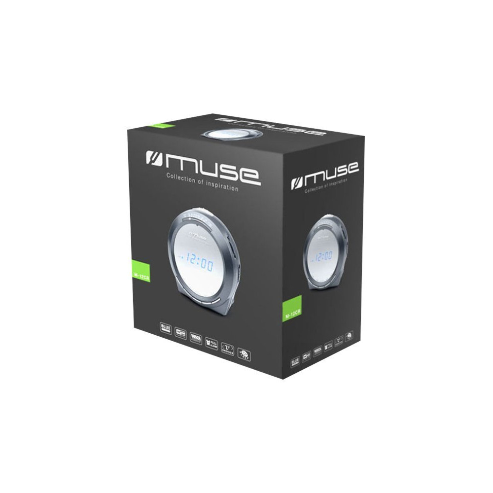 Produktbild för Muse M-12 CR - klockradio