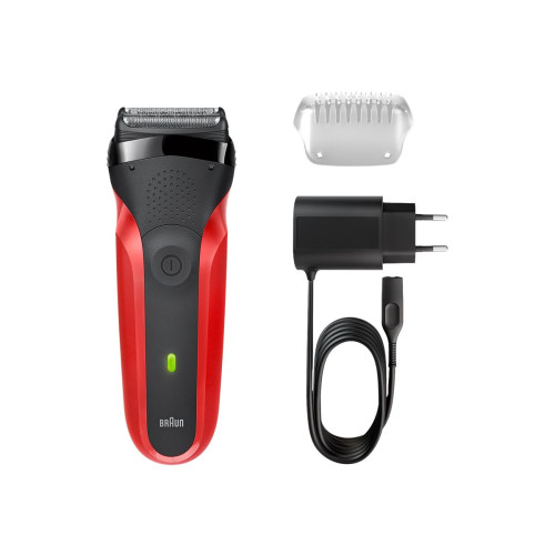 Braun Braun Series 3 300s - rakapparat - röd
