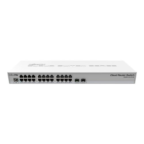 MikroTik MikroTik Cloud Router Switch CRS326-24G-2S+RM - switch - 24 portar - Administrerad - rackmonterbar