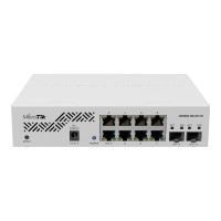 Produktbild för MikroTik Cloud Smart Switch CSS610-8G-2S+IN - switch - 10 portar - smart - rackmonterbar