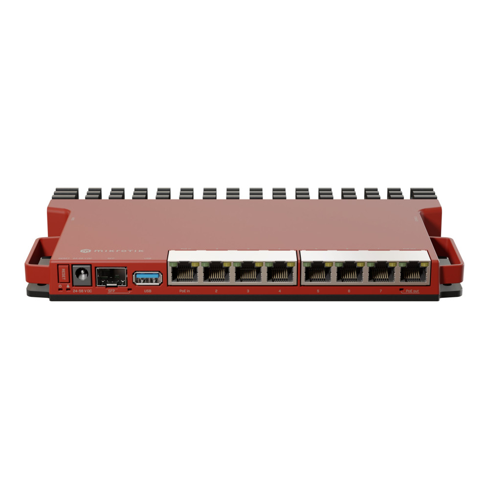 Produktbild för MikroTik L009 Series L009UIGS-RM - router - skrivbordsmodell, DIN-skenmonterbar