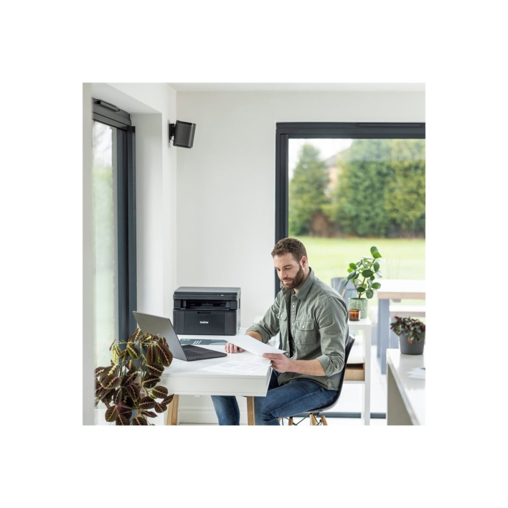 Produktbild för Brother DCP-L1640W - multifunktionsskrivare - svartvit
