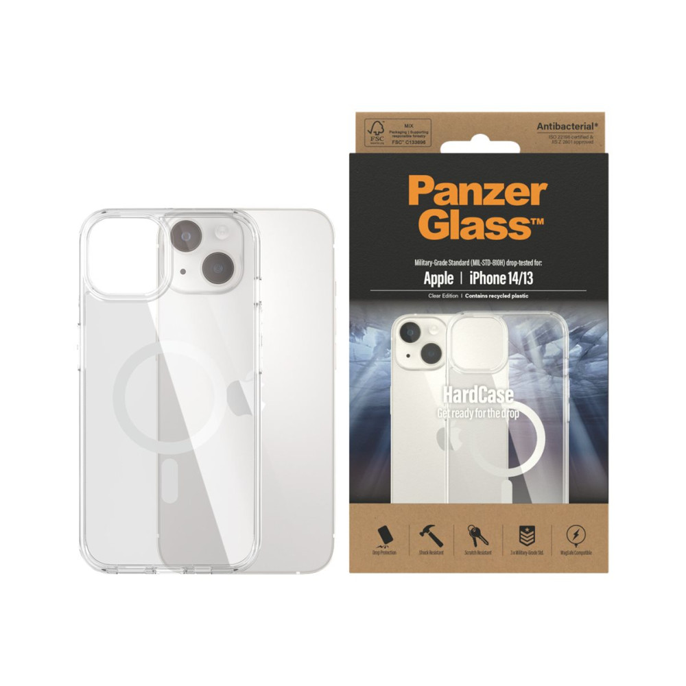 Produktbild för PanzerGlass HardCase Clear Edition - baksidesskydd för mobiltelefon