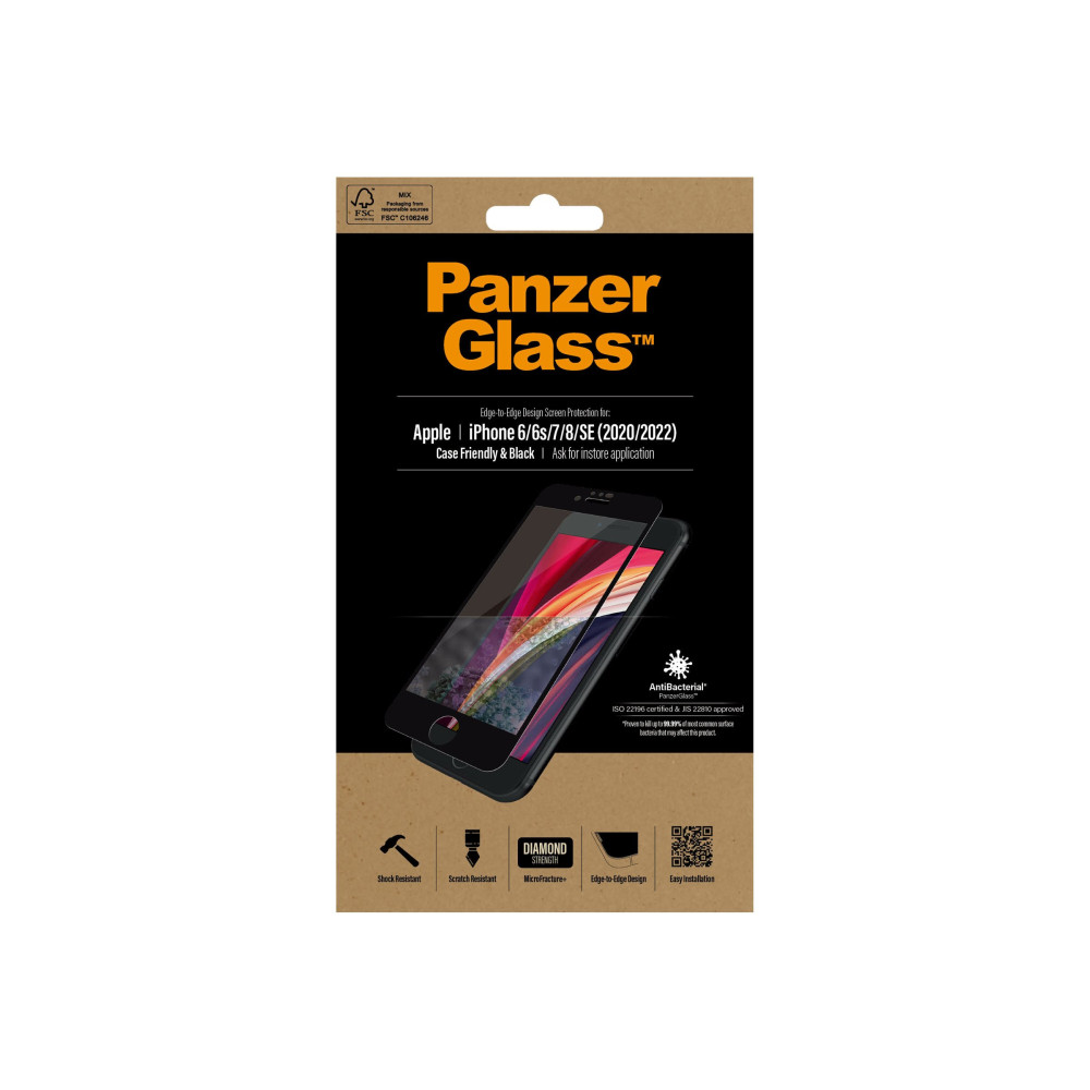 Produktbild för PanzerGlass - skärmskydd för mobiltelefon