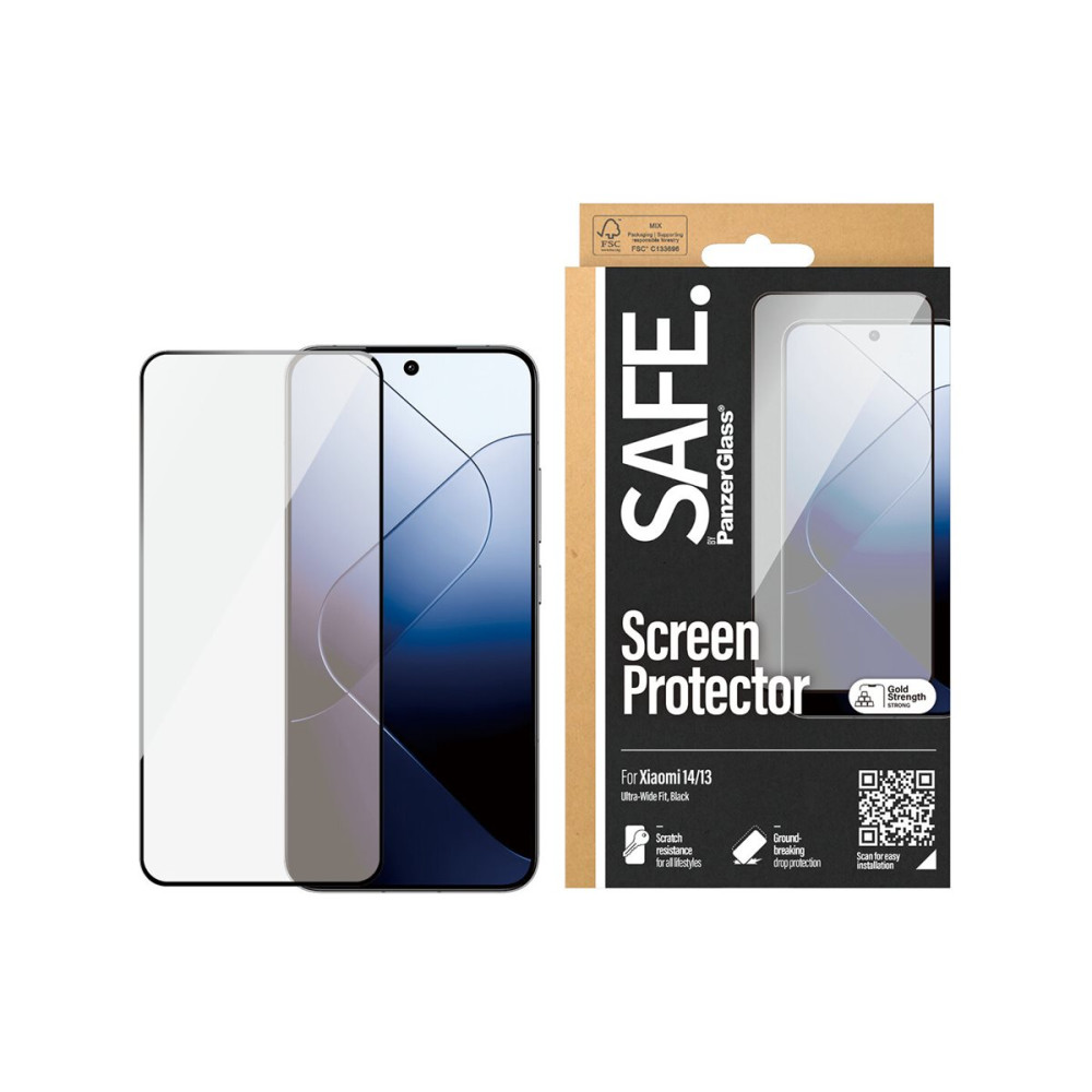 Produktbild för SAFE. by PanzerGlass - skärmskydd för mobiltelefon - ultrabred passning