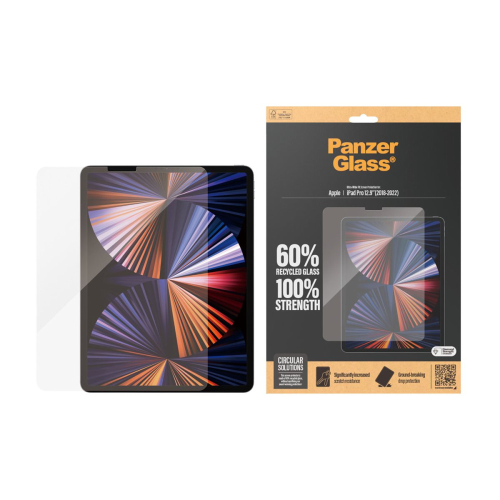 Produktbild för PanzerGlass - skärmskydd för surfplatta - ultrabred passning