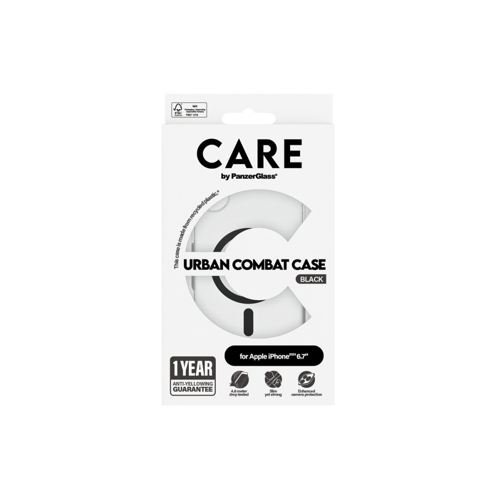 Produktbild för CARE by PanzerGlass Urban Combat - baksidesskydd för mobiltelefon