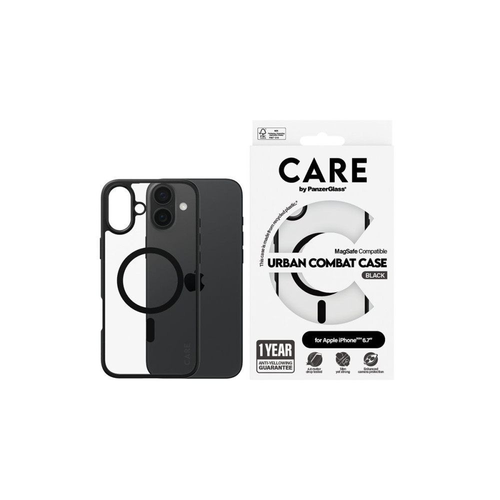 Produktbild för CARE by PanzerGlass Urban Combat - baksidesskydd för mobiltelefon