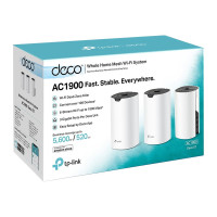 Produktbild för TP-Link Deco S7 V1.6 - Wifi-system - Wi-Fi 5 - skrivbordsmodell
