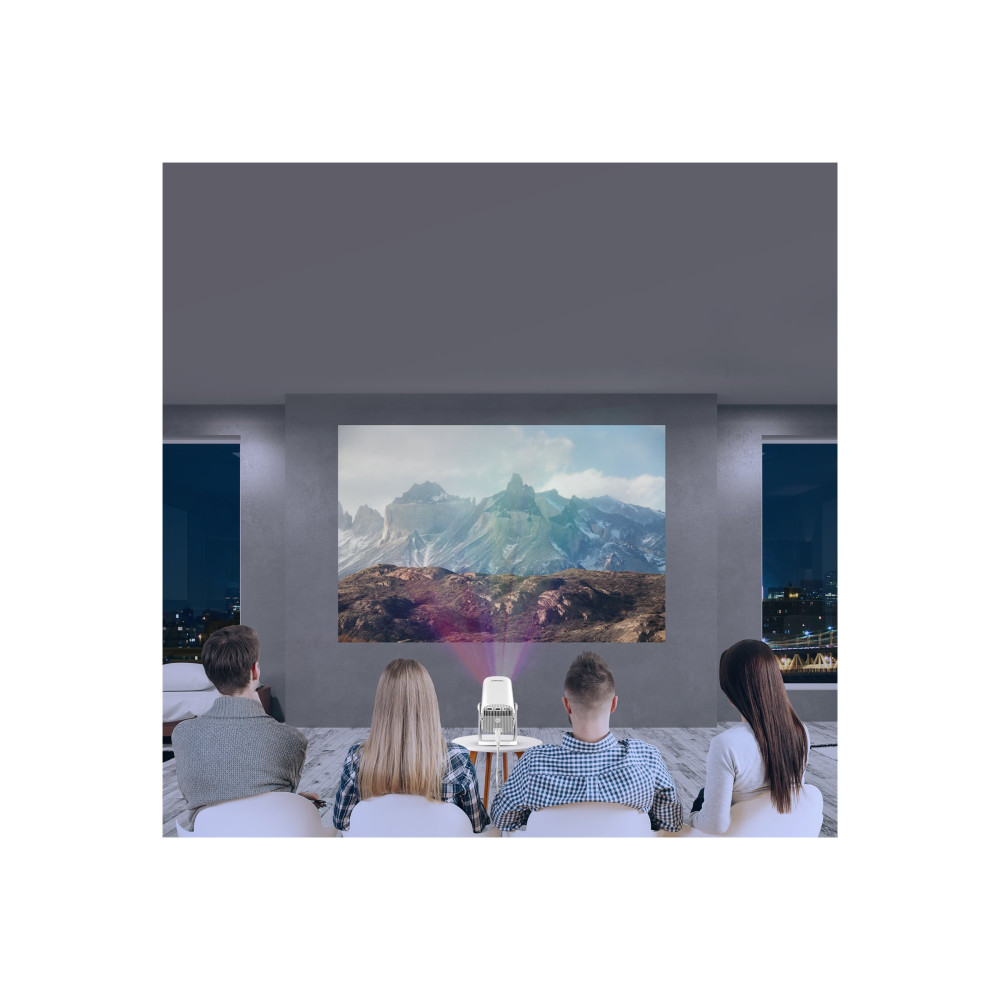 Produktbild för Philips NeoPix NPX250 - LCD-projektor - bärbar - 802.11a/b/g/n/ac trådlöst / Bluetooth 5.0 - vit