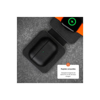 Produktbild för FIXED PodsLeather - skydd laddningsfodral för trådlösa öronsnäckor