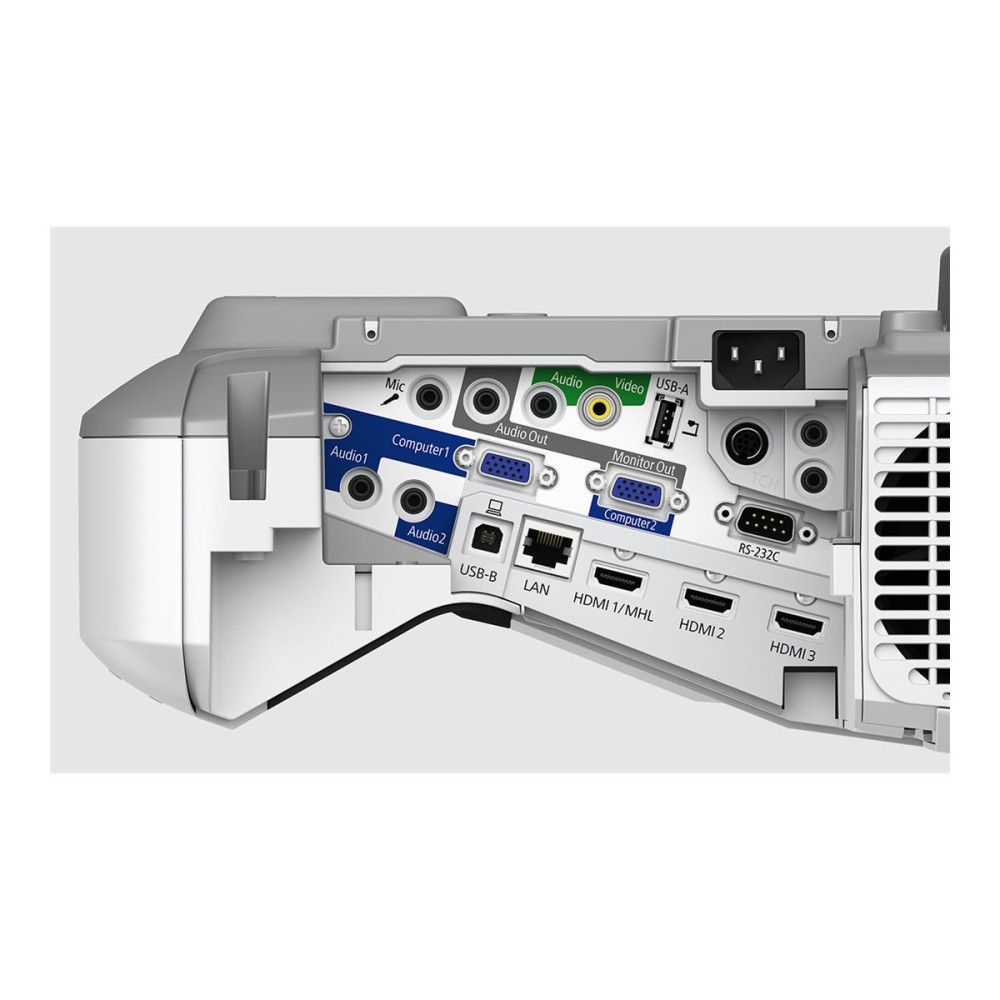 Produktbild för Epson EB-695Wi - 3LCD-projektor - LAN - grå, vit